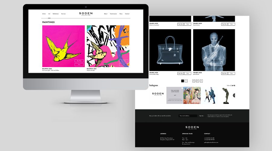 Reech partner with The Soden Collection for new website project