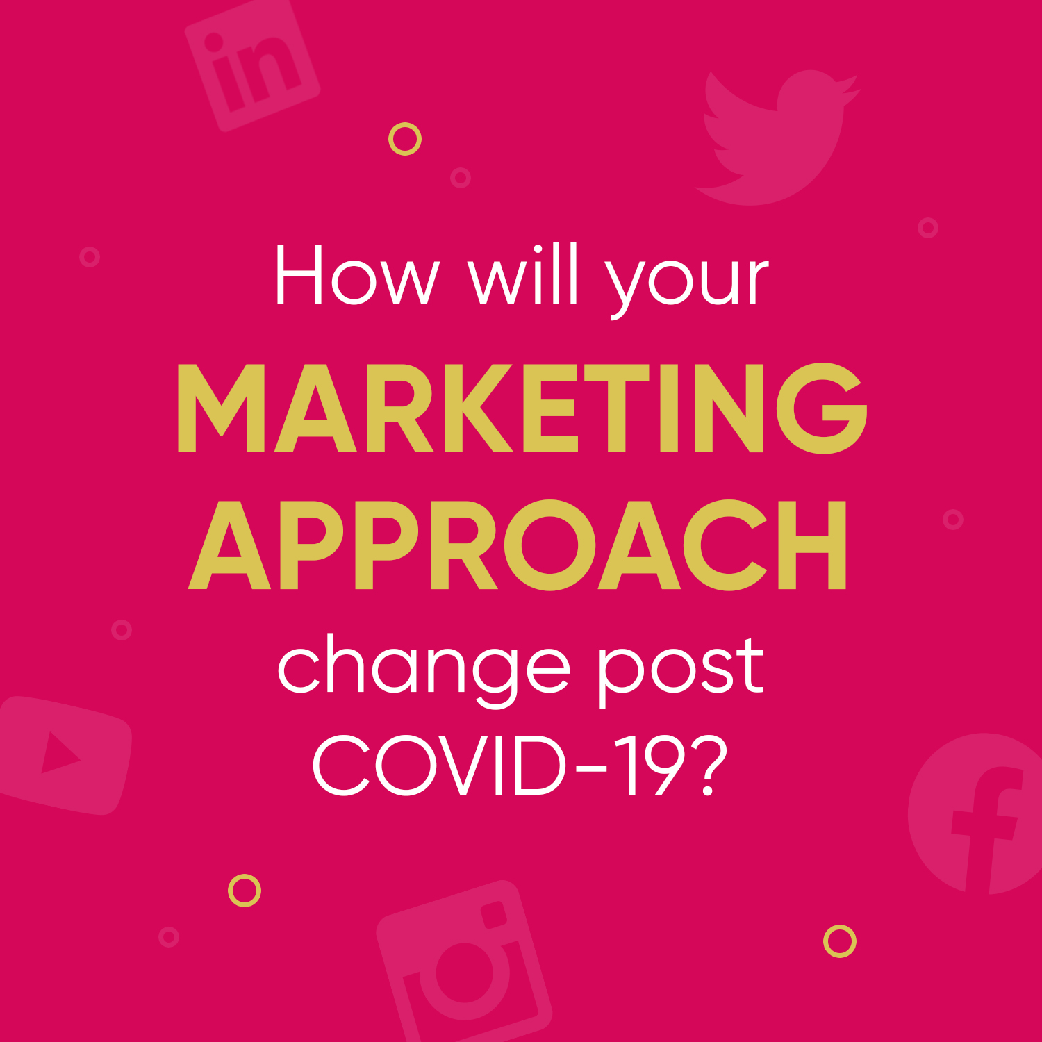 Will you approach marketing differently post Covid-19?