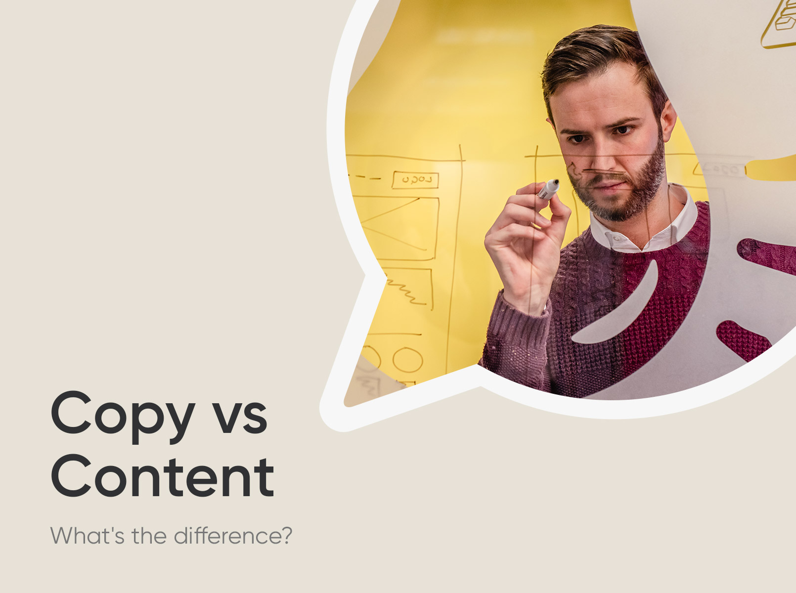 Copy vs Content: What’s the difference?