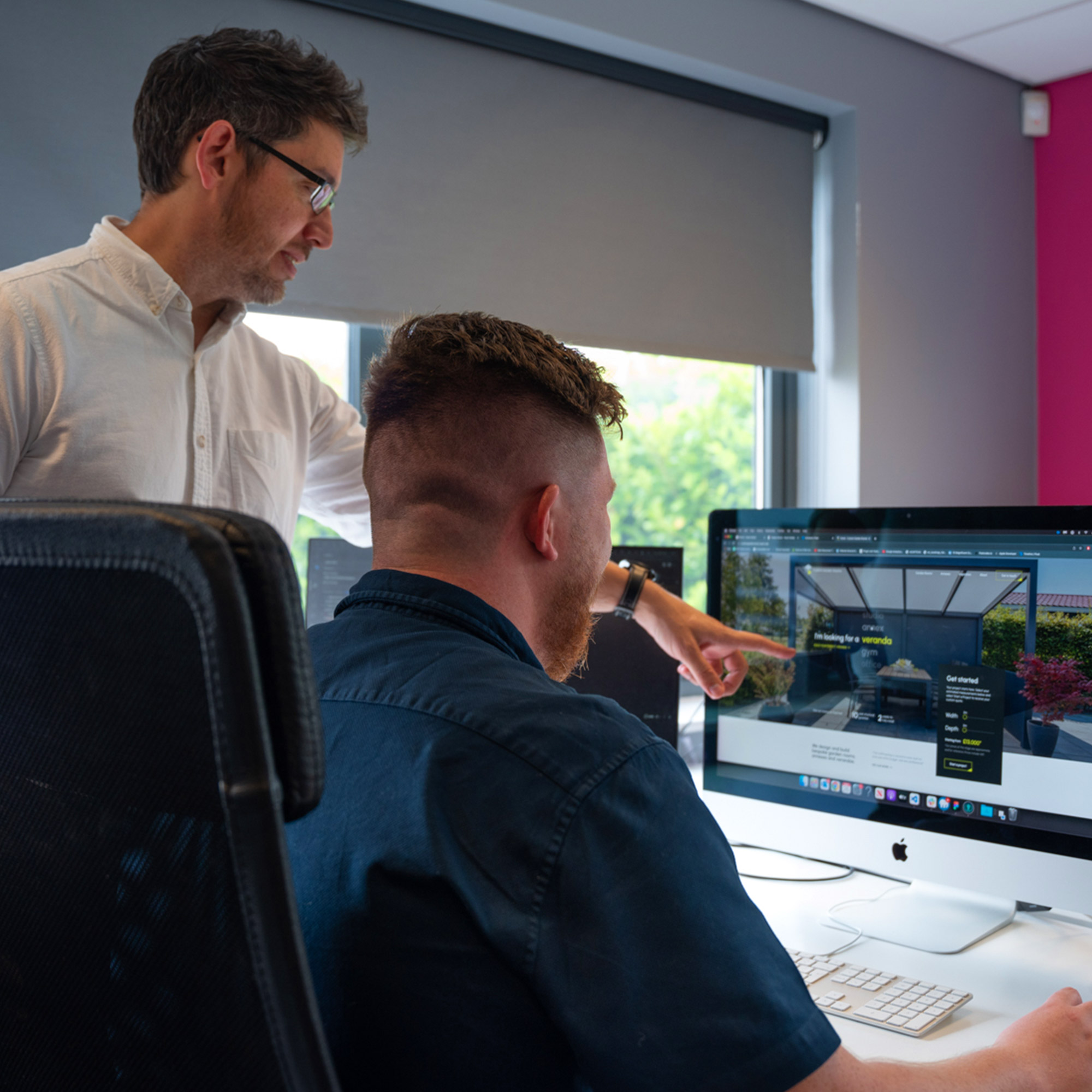 Chris and Jordan Reviewing Website
