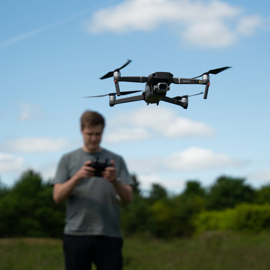 Video & Animation Agency Mark Operating Drone