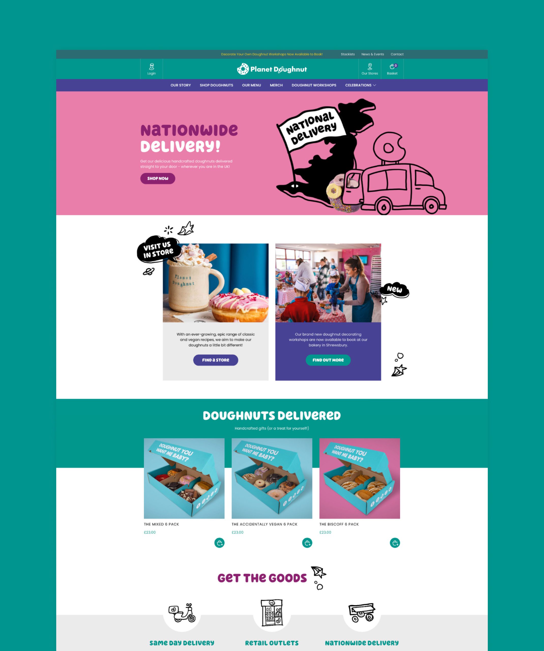 Planet Doughnut Homepage