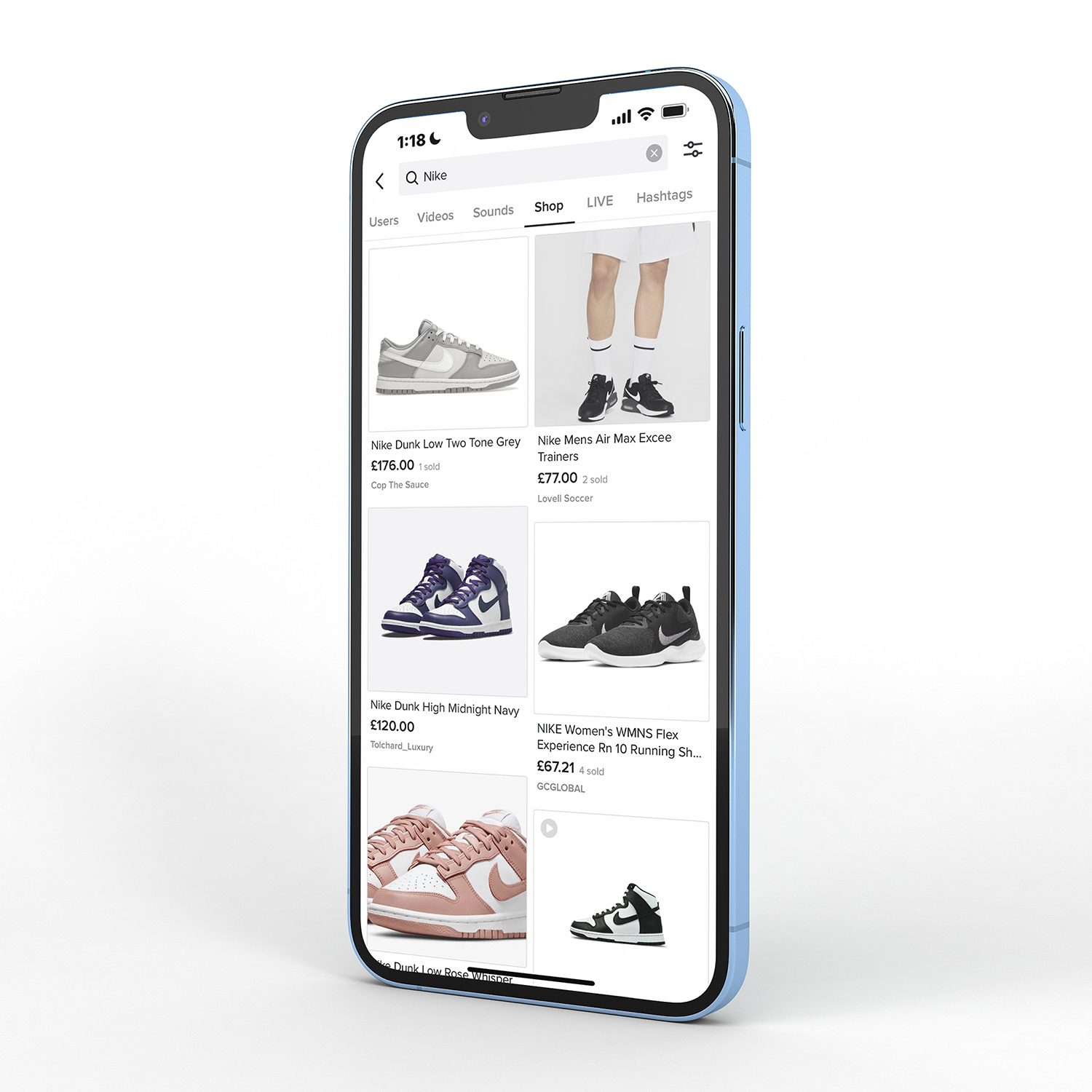 Social Shopping Platform Phone | Reech Agency