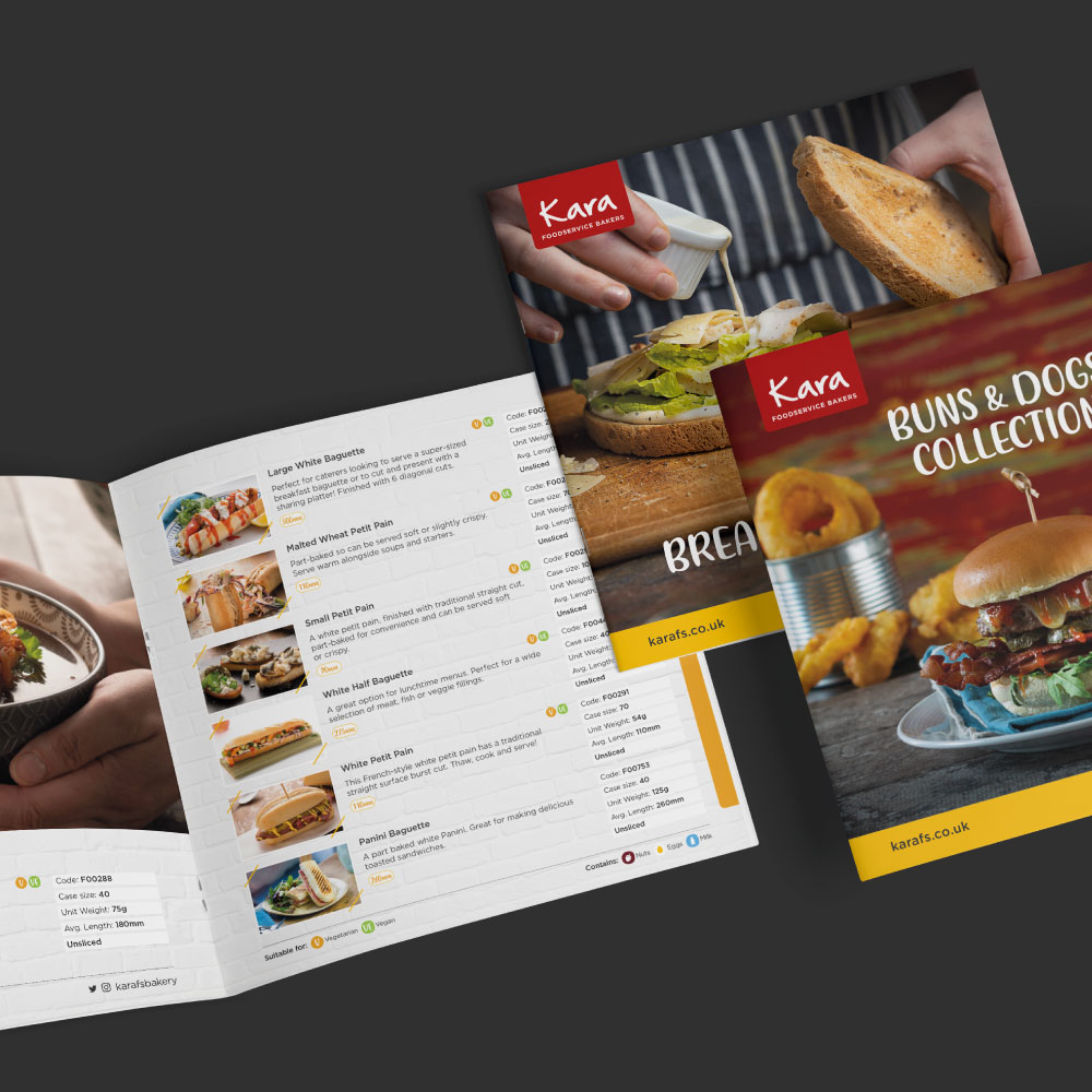 Kara Foodservice Printed Brochure