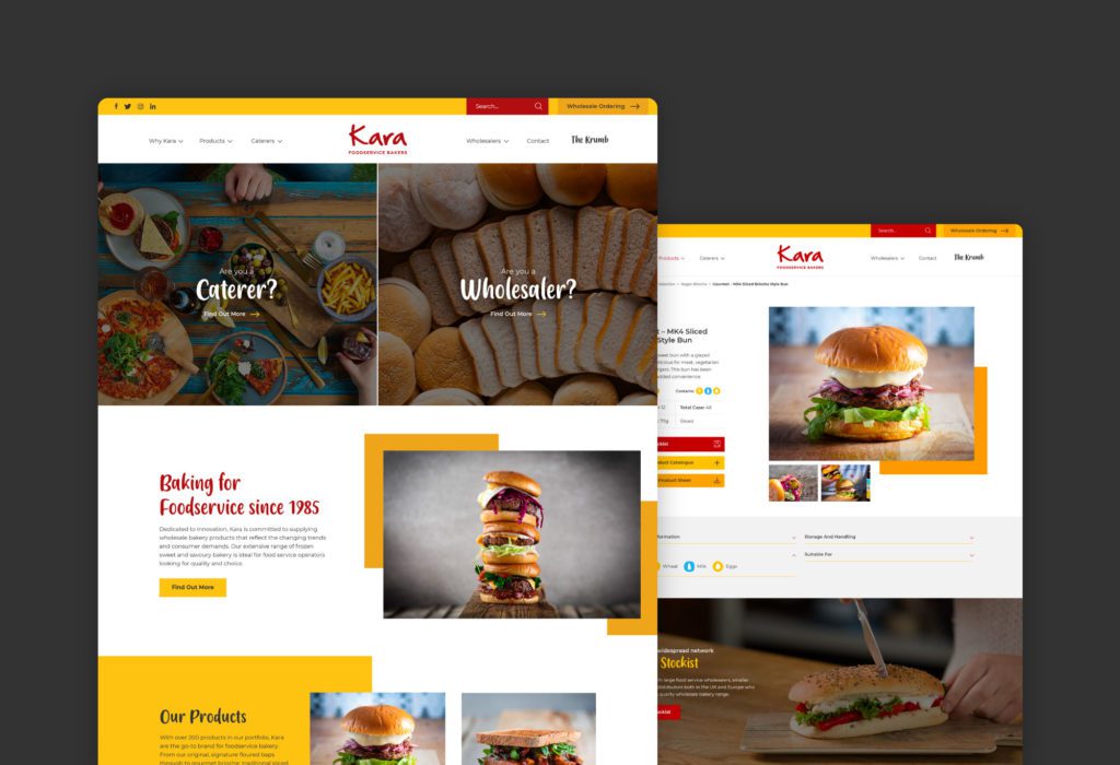 Kara Foodservice | WordPress Development