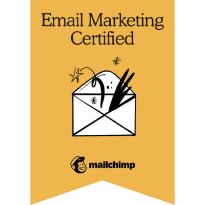 Mailchimp Academy Email Marketing Certification Badge | Reech Agency