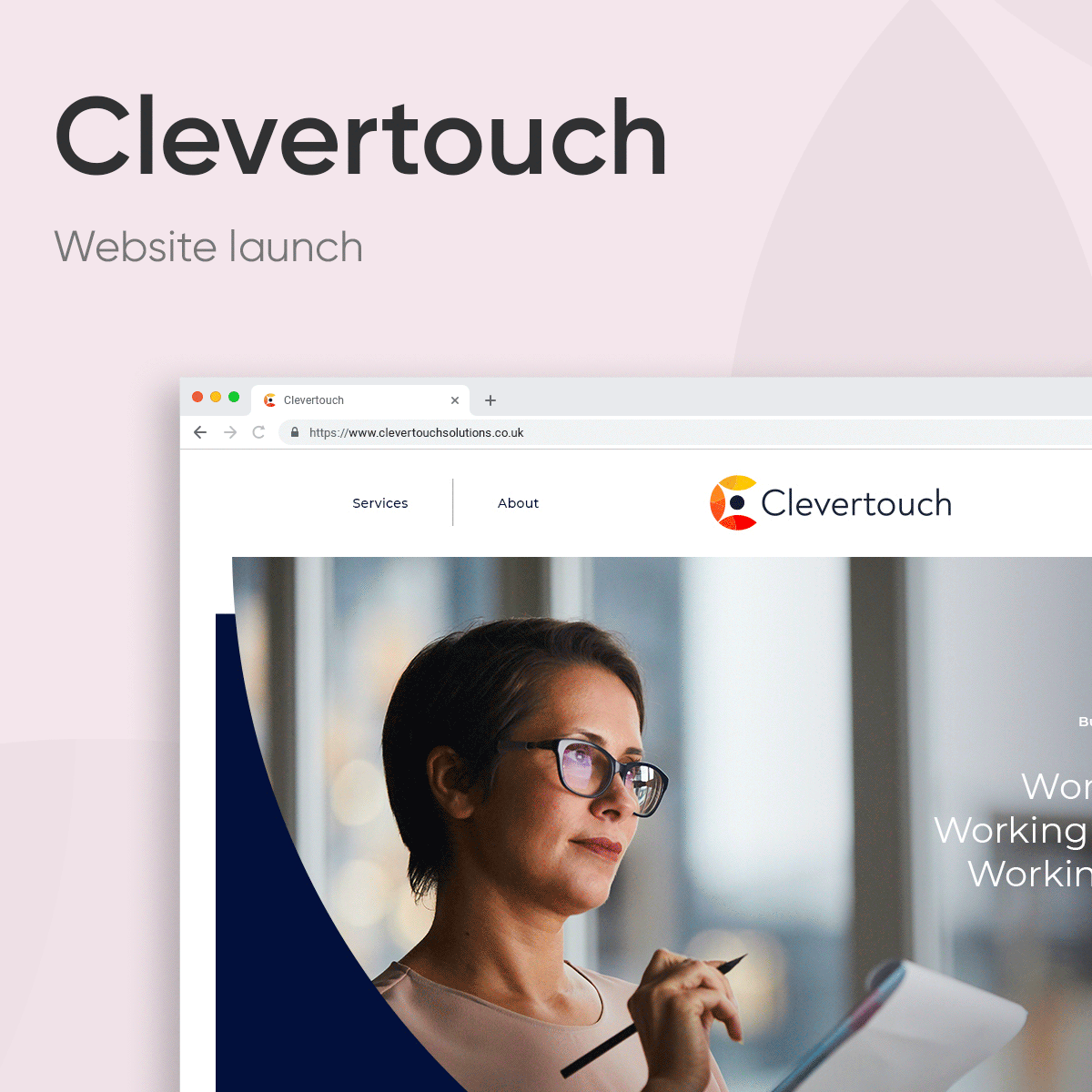 Clevertouch Website Launch Article aspect ratio