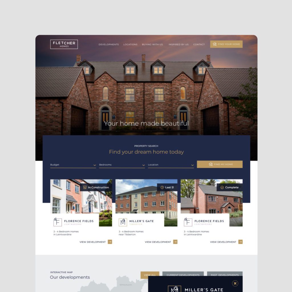 Fletcher Homes Website
