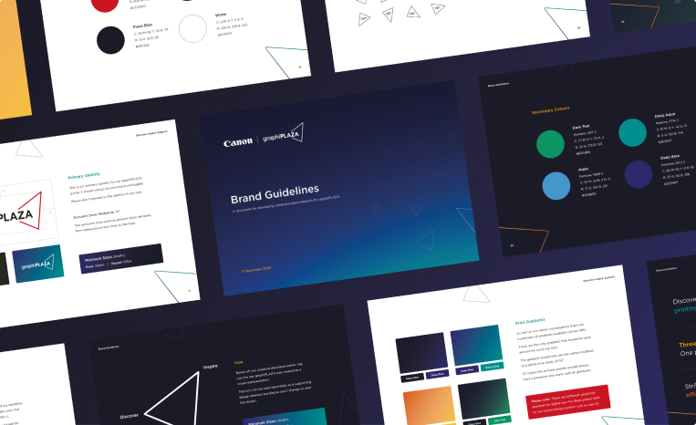 GraphiPLAZA Brand Guidelines | Case Studies | Reech