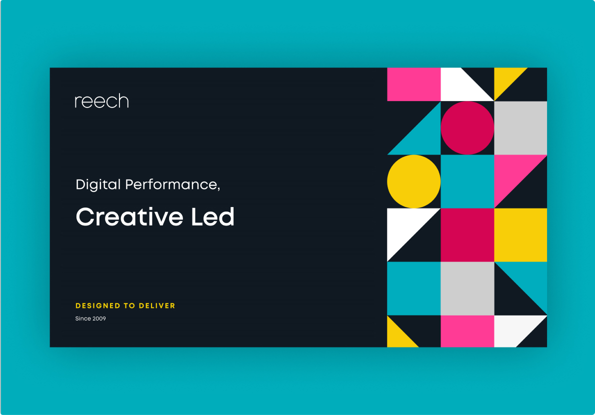 Digital Performance, Creative Lead | Reech Brochure | Reech